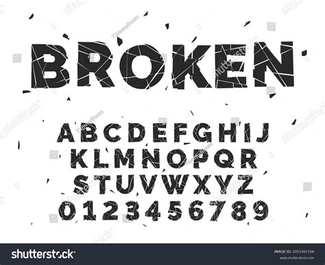 10892 Letter Cracked Stock Vectors And Vector Art Shutterstock