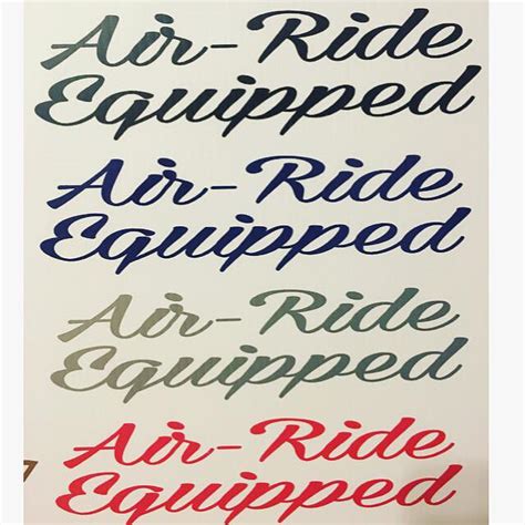 Mad Gear Hot Rod Apparel Air Ride Equipped Decalset Of 2