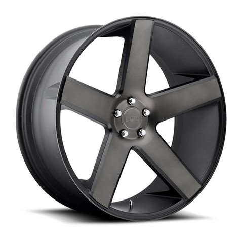 Dub S116 Baller Wheels Rims 22x95 6x1397 Matte Black Machined With