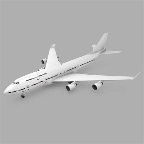 Boeing 747 Free 3d Model C4d Free3d