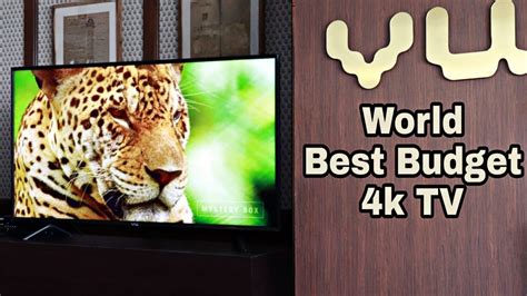World Best Budget 4k Tv By Vu Television Premium Android Tv In Just 35000 Compareraja Youtube