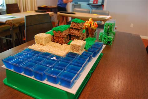 It was a relief to avoid the google searching to find healthy birthday cake recipes for both kids. Minecraft Party - We created this Minecraft world instead ...