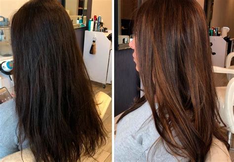 How To Lighten Dyed Dark Brown Hair To Medium Brown Lightening Dark