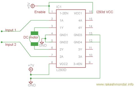 Using L293d As An External Supply For Servo Motor In Arduino Motors