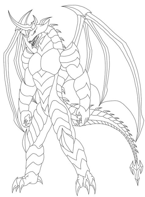 Bakugan Mega Dragonoid Printable Coloring Pages
