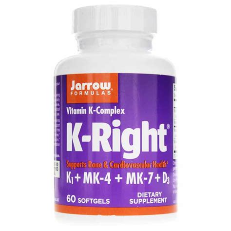 K Right Vitamin K Complex Jarrow Formulas