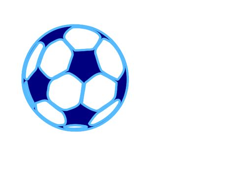 Blue Soccer Ball Clip Art At Vector Clip Art Online