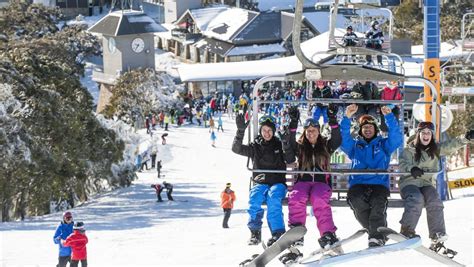 Skiing Restaurants And Characters At Mt Buller Ski Resort In Victoria