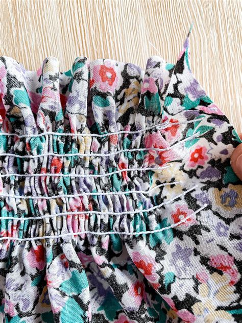 Shirring Fabric With Elastic Thread Makyla Creates