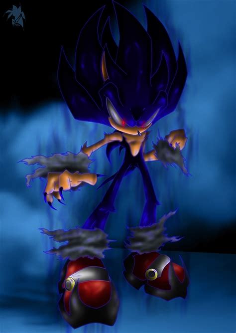 Dark Super Sonic Ev Evil Sonic Characters Fan Art 16164328 Fanpop