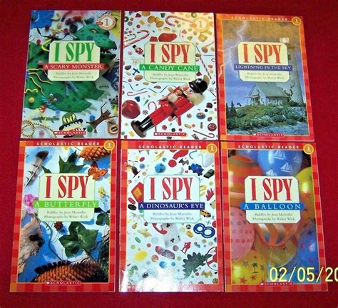 I Spy Scholastic Readers Jean Marzollo Level 1 Lot Of 6 Beginning Books