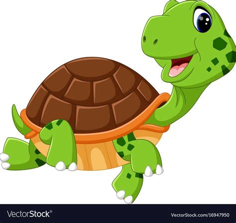 Illustration Of Cute Turtle Cartoon Download A Free Preview Or High