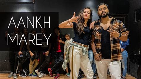Aankh Marey Simmba Tejas Dhoke Choreography Dancefit Live Youtube