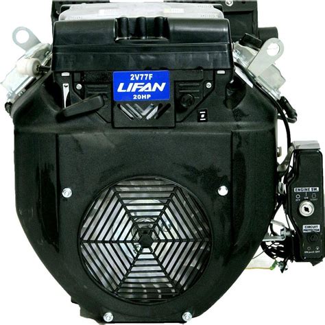 Lifan 1 18 In 22 Hp V Twin Electric Start Keyway Shaft Gas Engine