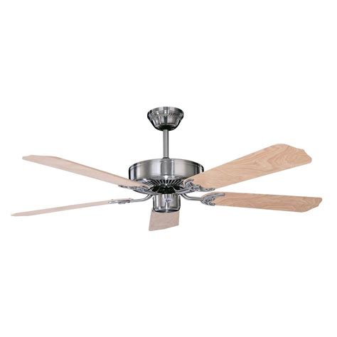 Urban light oak fan blade pitch: Radionic Hi Tech Stargate 52 in. Stainless Steel Ceiling ...