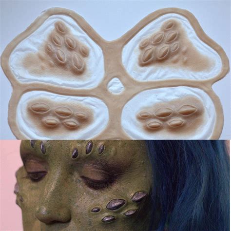 Alien Prosthetic Sfx Makeup Silicone Appliance Halloween Etsy Uk In