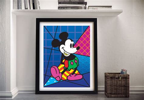 Mickey Mouse Colourful Pop Art Print Kareela Sydney Australia