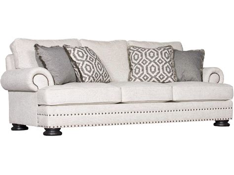 Available without nailhead trim for an upcharge when using bernhardt upholstery special order leathers or col. Bernhardt Foster Sofa, Woven Gray | Weir's Furniture