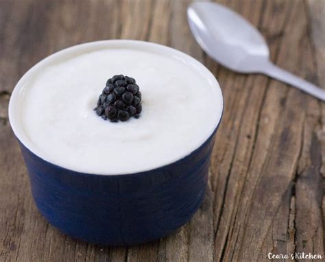 Yogurt made with raw milk can be contaminated with bacteria that can cause significant illness and for example, soy, almond, and coconut yogurts do not have the same delicate and smooth once the yogurt has formed it can, if desired, be strained to reduce the whey content and thicken it. A tangy, creamy and thick vegan yogurt made with only two ...