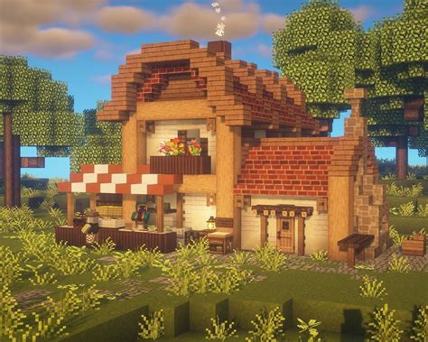 Big Tony Minecraft Builder On Instagram A Cozy Bakery Another
