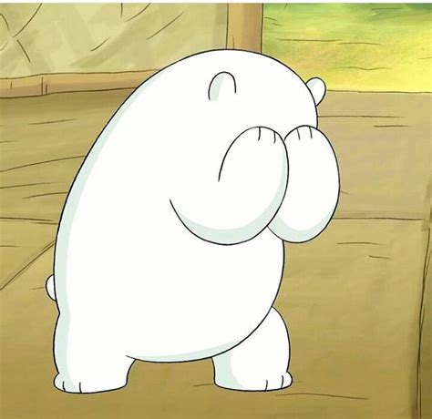 ice bear  bare bears kertas dinding beruang kutub kartun