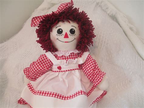 Handmade Raggedy Ann Doll Etsy