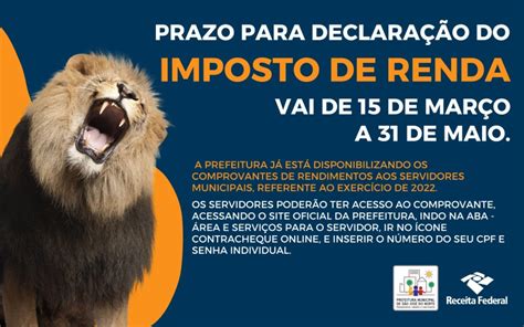 Declarar Imposto De Renda 2023 Data