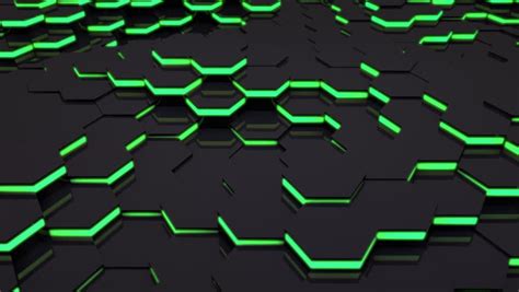 3d Loop Hexagonal Motion Graphic Background 4k Resolution Abstract