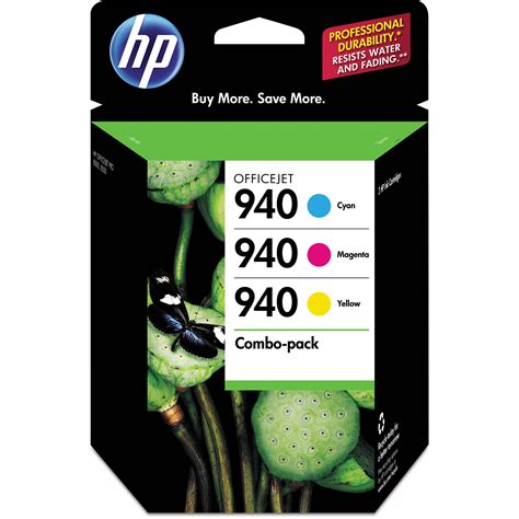 Hp 940 Combo Pack Cyanmagentayellow Officejet Ink Cn065fn Bandh