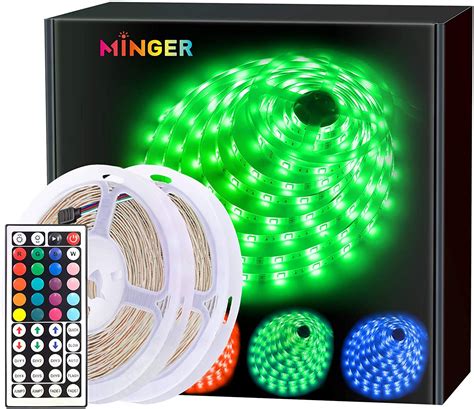 Minger Led Strip Lights 328 Ft Rgb Color Changing Led Lights 5050