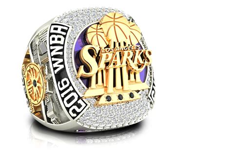 Girls And Women In Sports Championship Basketball Rings Baron