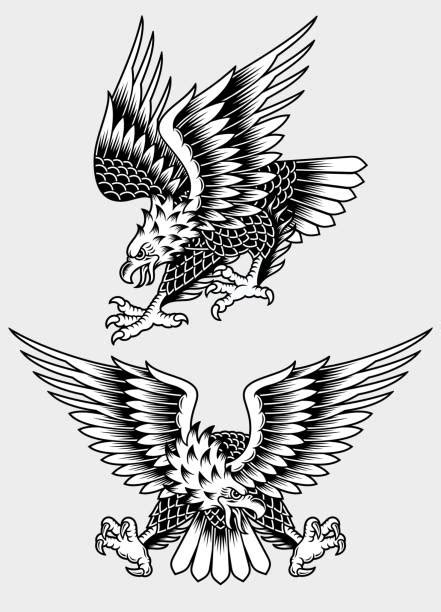 Eagle Tattoo Stock Photos Pictures And Royalty Free Images Istock