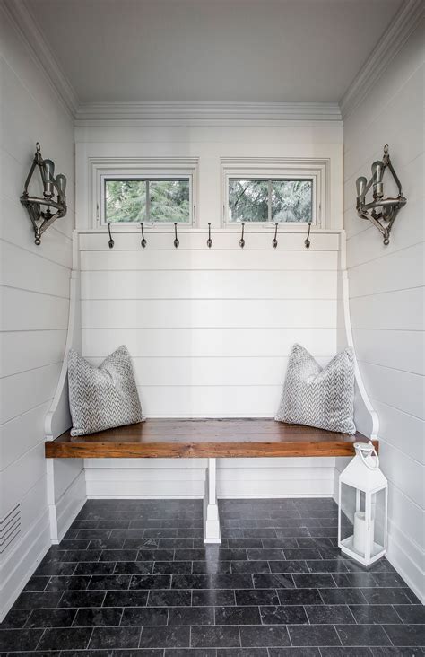 Shop our huge selection · something for everyone Mudroom, bench, boarding, decorative lights, stained bench ...