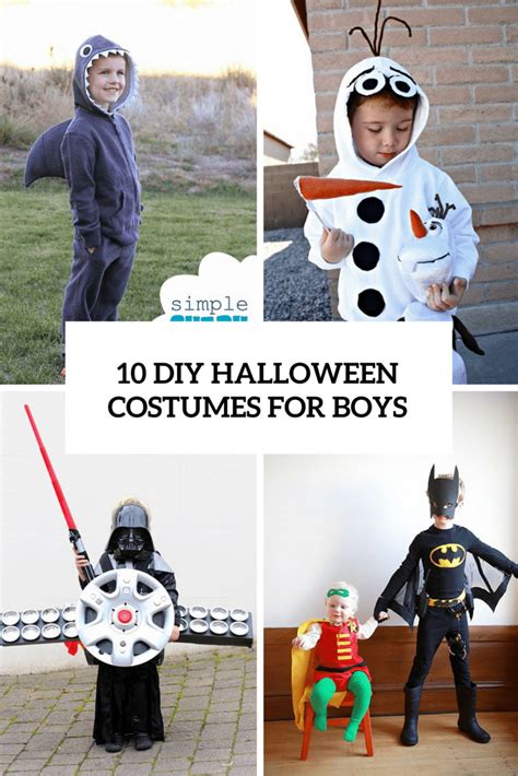 Picture Of 10 Diy Halloween Costumes For Boys Cover