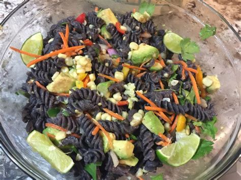 Southwest Black Bean Rotini Salad Directions Calories Nutrition