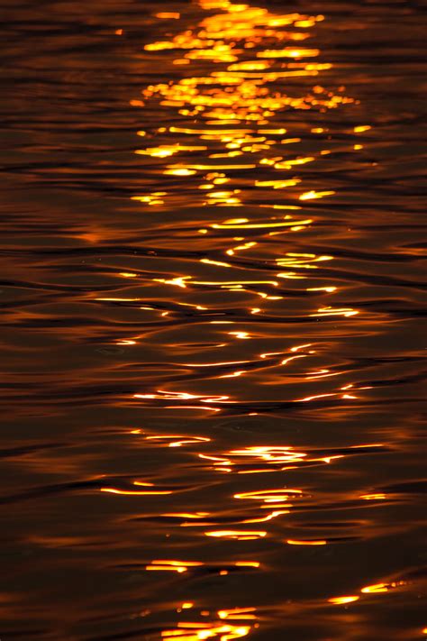 Water Glare Sunset Ripples Hd Phone Wallpaper Peakpx