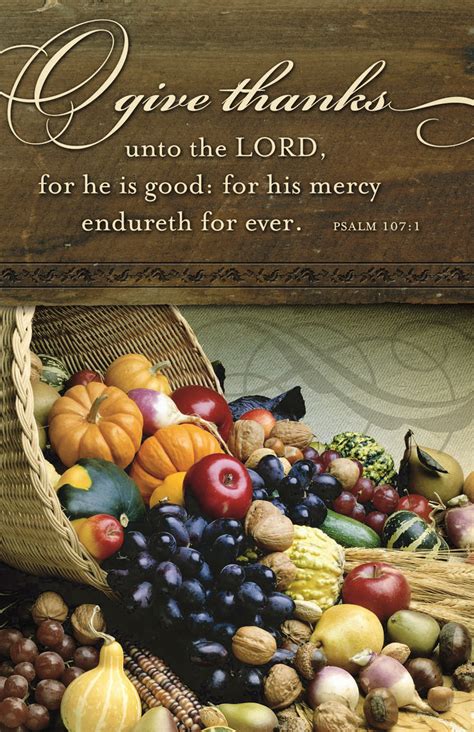 Oh Give Thanks To The Lord For He Is Good For His Mercy Endures