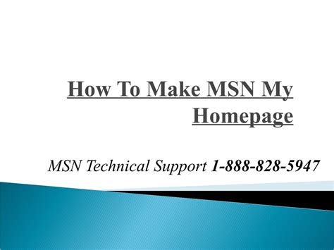 How To Make Msn My Homepage By Johnson Stark Issuu
