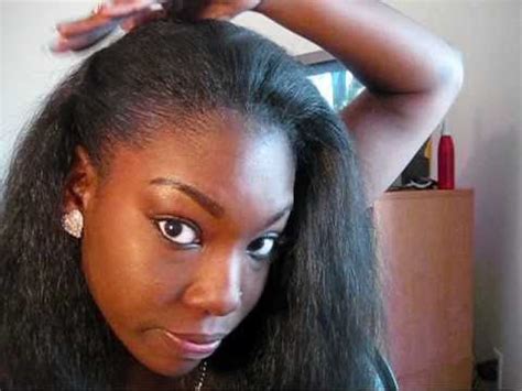 Read on to see the best ways to conceal biological hair, put on a wig cap, and many women find that using a wig cap is the easiest and one of the most effective. How to wear a half wig with side part | Doovi