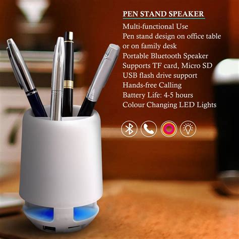 Buy Pen Stand Bluetooth Speaker With Mobile Stand Online Buy