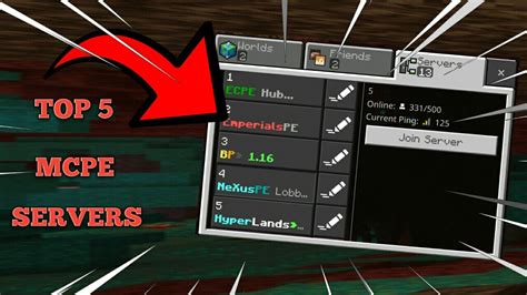 Welcome on the top minecraft server list. Top 5 Best Servers For Minecraft Pocket Edition Nether ...