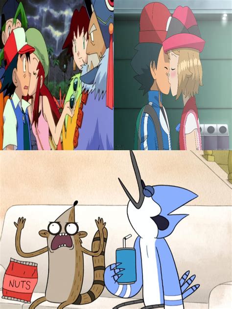 Mordecai And Rigby Groan At Kiss And Amour By Stewiegriffin613 On