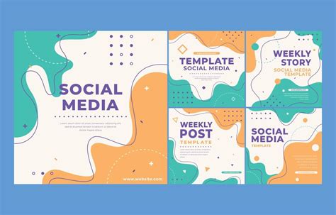 Social Media Post Abstract Concept Vector Art At Vecteezy