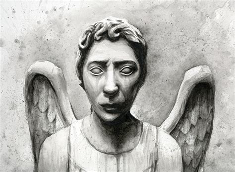 Weeping Angel Painting At Explore Collection Of
