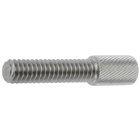 Grainger Approved Z0740 Thumb Screwknurled4 40x34 L18 8 Ss