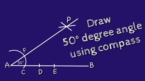 50 Degree Angle Drawing Unity2dufotutorial