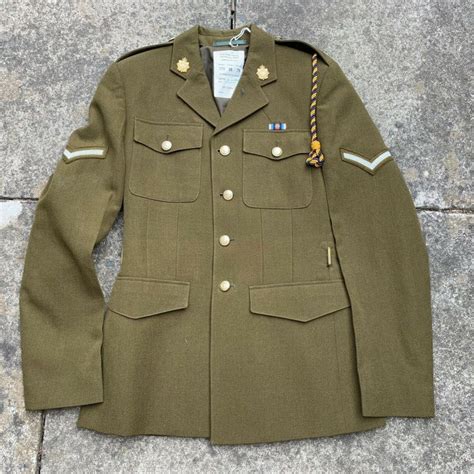 British Army Surplus Royal Logistic Corps Lcpl Khaki No2 Dress Uniform Tunic Sierra Alpha