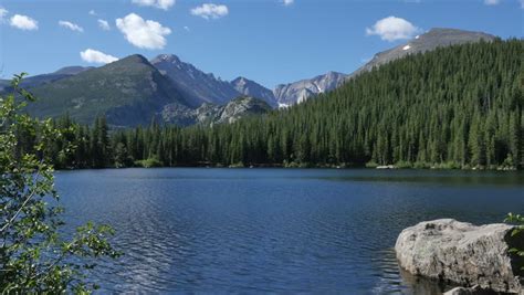 Bear Lake Rocky Mountain National Park Stock Footage Video 100