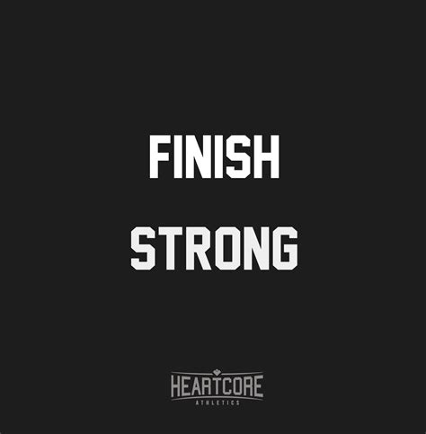 Finish Strong Wieso Weshalb Warum Heartcore Athletics Training