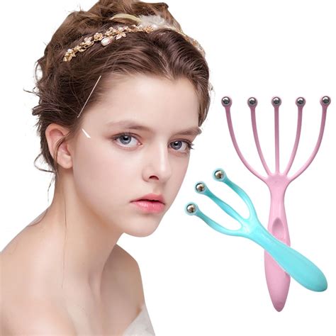 New Face Facial Massager Slimming Chin Beauty Roller Skin Massage Anti Wrinkle Three Steel Balls